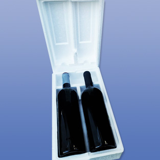 Caja 2 botellas es un producto diseñado para la mantención, transporte y  protección de productos envasados.